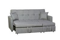 Ausziehbares Bettsofa Sofa mit Bettfunktion - Hellgrau
