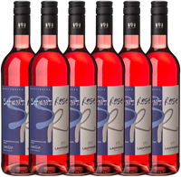 Lauffener "Schwarz/Rosé" Schwarzriesling Rosé QbA lieblich 0,75l - 6er Karton