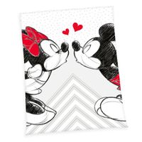 Disney's Mickey & Minnie Microfaserflauschdecke Größe 150x200 cm