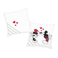 Disney's Mickey & Minnie Soft Velboa Kissen Größe 40x40 cm