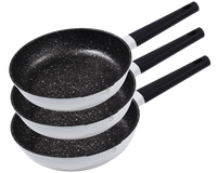 3tlg. Bratpfannenset« SHINE-GREY, Induktion, 20+24+28cm