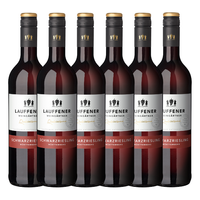 Lauffener Katzenbeißer Schwarzriesling QbA halbtrocken 0,75l - 6er Karton