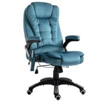 Vinsetto Massagesessel Chefsessel mit Massagefunktion Blau 68 x 72 x 110-120 cm