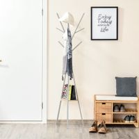 Garderobenständer Standgarderobe Kleiderständer Flurgarderobe Metall