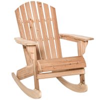 Adirondack Gartenstuhl  Natur 77 x 94 x 97 cm