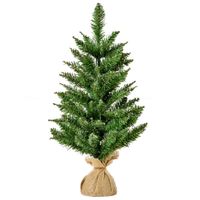 Weihnachtsbaum für Tisch 0,6 m Kunsttanne 70 Zweige Grün Ø44 x 60H cm
