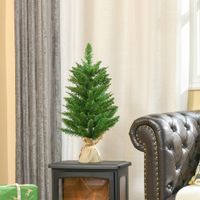 Weihnachtsbaum für Tisch 0,6 m Kunsttanne 70 Zweige Grün Ø44 x 60H cm