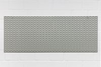 XXXL Lochwand mit Hakensortiment 52tlg. _Hellgrau _ 120 x 46 cm