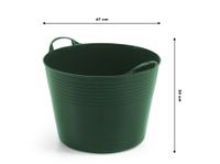 Flexibler Mehrzweckkorb 42 Liter (Grün)