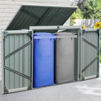 Mülltonnenbox BASURA für 2x 240L Mülltonnen – Anthrazit