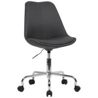 Schreibtischstuhl 94 x 65 x 65 cm Schwarz