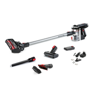 Invictus X9 kabelloser Staubsauger, Set 14-tlg., schwarz-rot