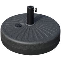 Sonnenschirmständer 22 kg Regenschirm Base für Ø38/48mm HDPE