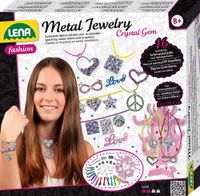Metal Jewelry Crystal Gem, Faltschachtel