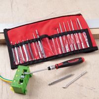 Feinwerkzeugsatz 18tlg. in Rolltasche