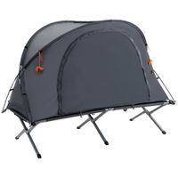Campingbett mit Zelt für 1 Person mit Luftmatratze inkl. Tragetasche 200 x 86 x 147 cm