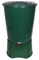 XL Regentonne 310 Liter mit Monoblock Stand in Grün