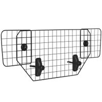 Hunde Universal Kofferraumgitter verstellbar Metall schwarz (90-120) x 40,5 cm
