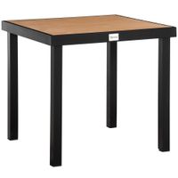 Gartentisch für 4 Personen ca. 80 x 80 x 74 cm - Natur 