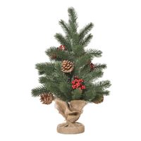 Weihnachtsbaum 50 cm Kunsttanne stabiler und haltbarer Sockel Grün Ø28 x 50 cm