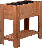 Hochbeet mit Ablagefläche braun