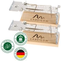 Gardigo Lebend-Mausefalle Käfig 2er Set Made in Germany