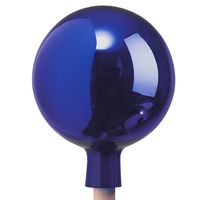 Rosenkugel 16 cm blau