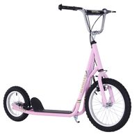 Kinderroller mit Bremsen 16/12 Zoll Rosa