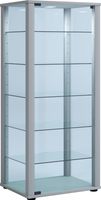 Standvitrine "Kavisa L" Silber