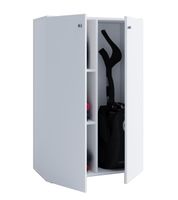 Putzschrank "Lona Mini" mit Türen Weiß