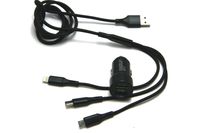 Dual USB Auto Ladegerät 3IN1 12/24V / 1,5A-3,4A