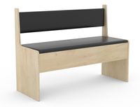 Eckbank "Esal 110" Anthrazit/Honig-Eiche
