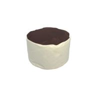 Outdoorfähiger Hocker BICO, Dunkelbraun