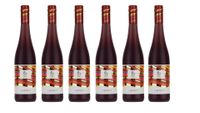 Winzer vom Weinsberger Tal "Junge Linie" Samtrot Qualitätswein lieblich 6er Karton 0,75L