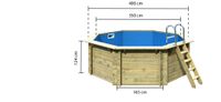 Massivholzpool Modell 1 A 