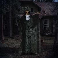 183cm Halloween-Dekoration Bewegliches Skelett-Bräutigam mit Blinkenden Augen und Soundfunktion