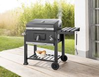 Grillwagen Dallas, ca. 113 x 61,5/67 x 106 cm - Schwarz