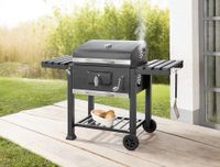 Grillwagen Dallas XL, ca. 138 x 61,5/67 x 106 cm - Schwarz