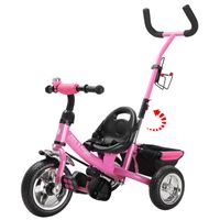 Kinderdreirad Free Angel - Metall - Schiebestange - Pink/blau