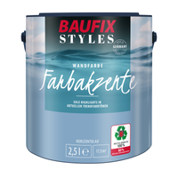 Farbakzente horizontblau seidenmatt, 2.5 Liter, Bunte Wandfarbe