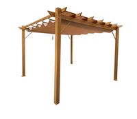 Pavillon "Pergola" aus Aluminium, ca. 350 x 505 x 236 cm – Buche