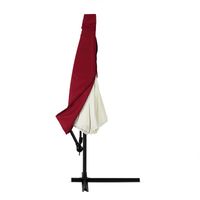 Kingsleeve Abdeckung Ampelschirm Sonnenschirm Rot 3m