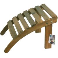 Casaria Fußstütze Akazienholz für Adirondack Gartenstuhl
