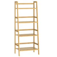 Casaria Casaria Standregal Bambus 123x48x32cm