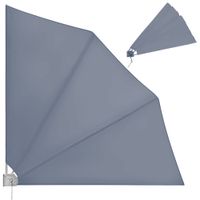 Detex Balkonfächer Anthrazit 140x140cm klappbar