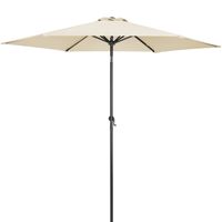 Kingsleeve Sonnenschirm Beige Alu Ø300cm UV-Schutz 50+