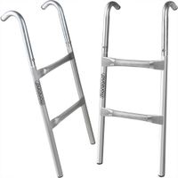 monzana Trampolinleiter 76 cm / 2 Metallstufen