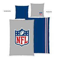 NFL Bettwäsche Größe 80x80 + 135x200 cm