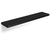 Casaria Wandregal Schweberegal 90cm schwarz + Halterung