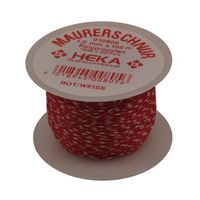 Maurerschnur (N) 2.0 mm x 50 m weiß/rot